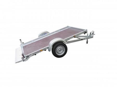 Remorque porte-engins Lider 0.75t - 2.54m x 1.61m - 1 essieu - PTAC 500 à 750kg_0