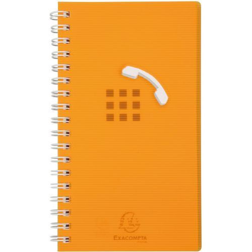 CARNET D'ADRESSES POCHE LINICOLOR - 9X16 CM ASSORTIS - EXACOMPTA