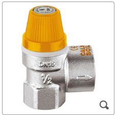 Soupape haute température P.0217 - Marque FLAMCO - Ø 15 x 21 - Tarage 3 à 6 b - T° maxi 160°C_0