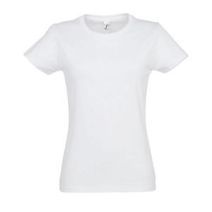 Tee-shirt femme col rond imperial women (blanc) référence: ix107840_0