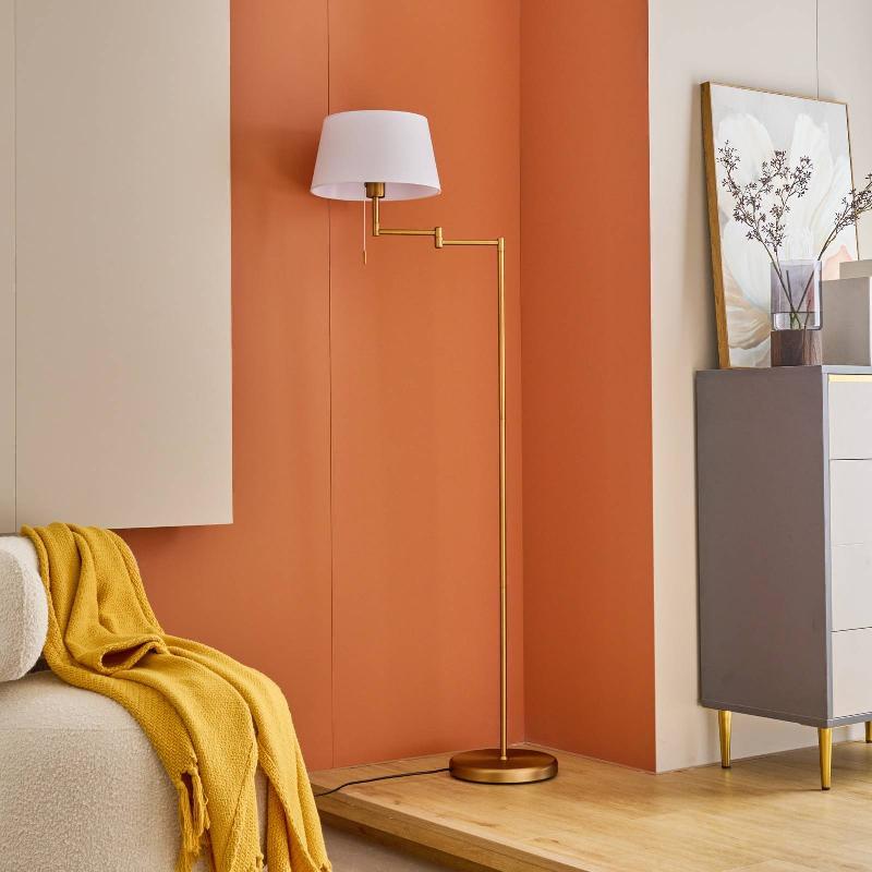 7LINDBY ISMENE LAMPE SUR PIED AVEC BRAS INCLINABLE