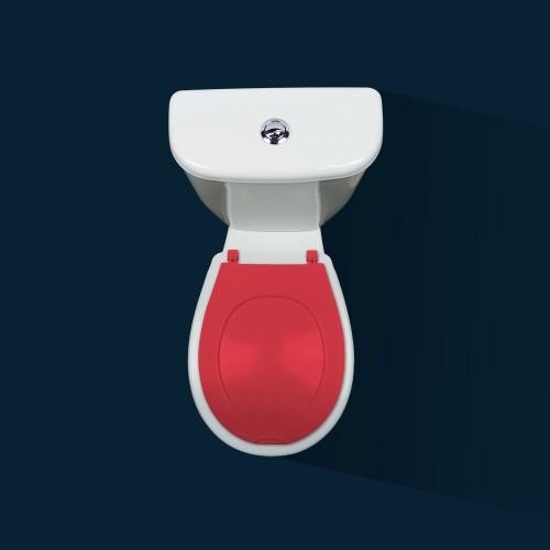 ABATTANT WC CLIPSABLE - 100 % HYGIÉNIQUE - FRAMBOISE PAPADO