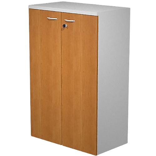 ARMOIRE MI-HAUTE BUSYLINE 800 X 440 X 1 200 MM IMITATION AULNE