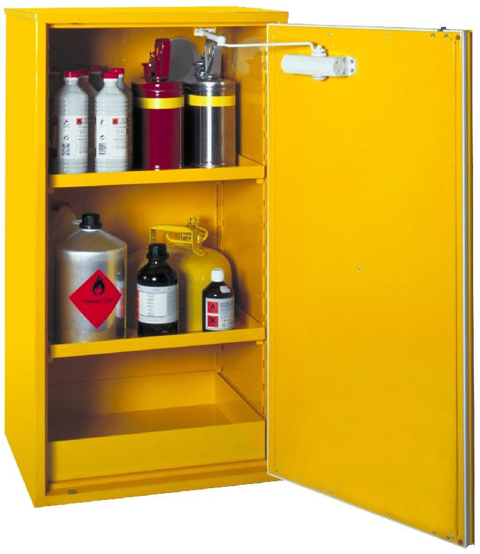 Armoire pour inflammable NF X 08-003 - double paroi - modèle bas - 1 porte_0