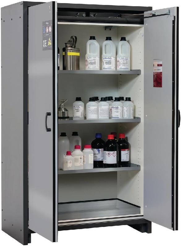 ARMOIRE SÉCURITÉ Q-CLASSIC-30 Q30.195.116 GRIS/ARGENT - MANUTAN COLLECTIVITÉS