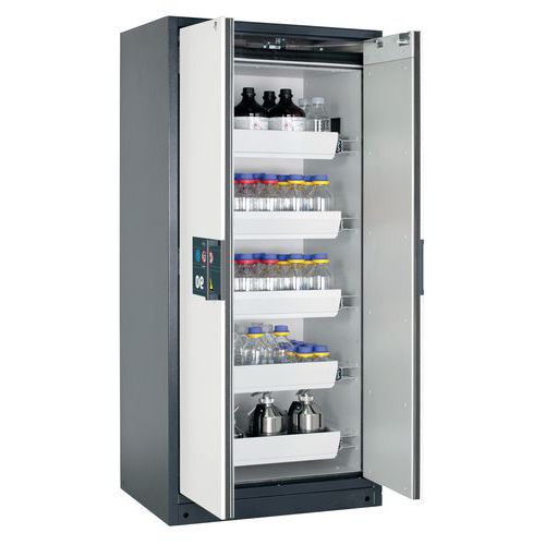 ARMOIRE SÉCURITÉ Q-PEGASUS-90Q90.195.090.WDAC BLANC-5 TIROIR - ASECOS