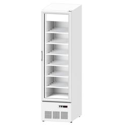 Armoire vitrine de congélation avec 1 porte - 530x750x1960 mm - 450 W 230/1V - 14AEC537 Eurast - blanc multi-matériau 14AEC537_0