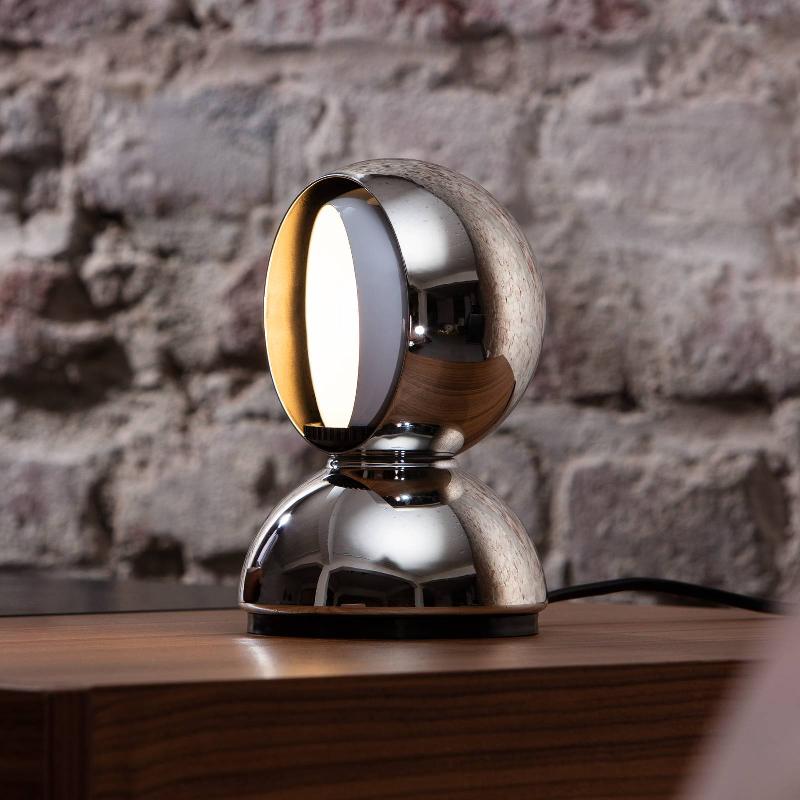 ARTEMIDE ECLISSE LAMPE À POSER, CHROMÉE