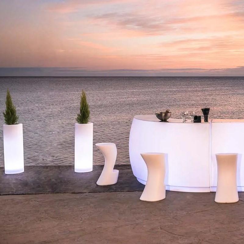 Bar design arrondi FIESTA - VONDOM - Inspiré des vagues - Polyéthylène recyclable - Plusieurs coloris_0