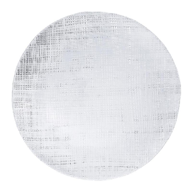 Bidasoa Ikonic Lot 6 Assiettes Transparent Relief 28 Cm 28Cm - transparent verre 5429964_0