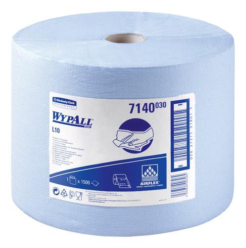BOBINE ESSUYAGE INDUSTRIEL WYPALL L10 EXTRA 7140 - 570 M - BLEUE