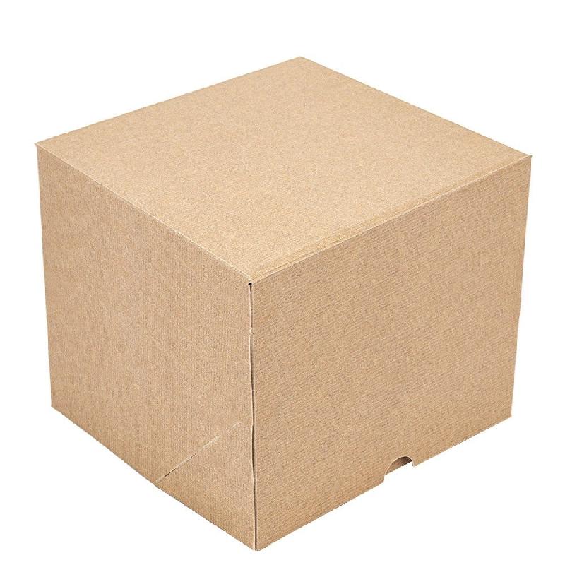 Boite pâtissière hauteThe Pack carton ondulé naturel 35.6x35.6x30.5 cm - par 30_0