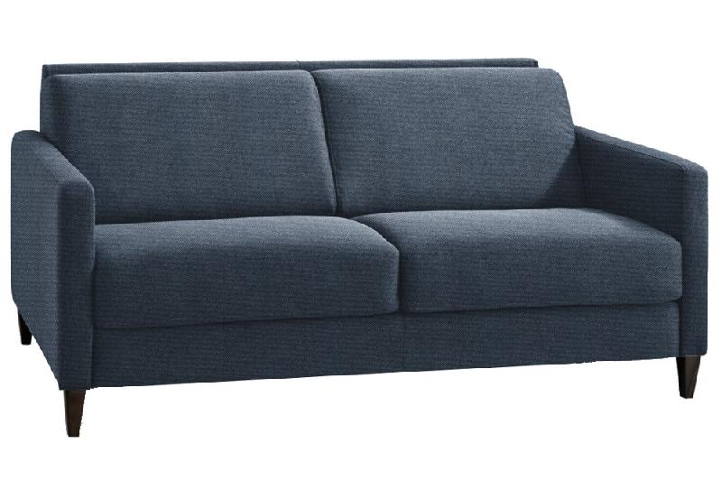 CANAPÉ CONVERTIBLE EXPRESS OSLO TWEED BLEU COUCHAGE 160*197*16 CM SOMMIER LATTES RENATONISI_0