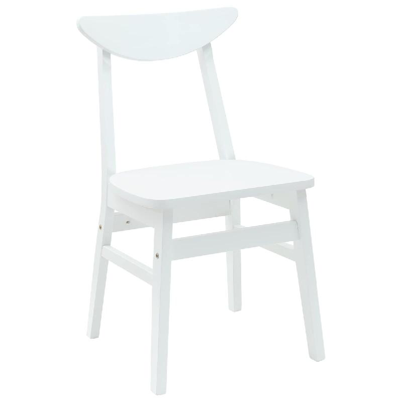 Chaises de salle à manger 2 pcs Blanc 42 x 47.5 x 81 cm Modèle Orion Minimal - 8721359374667_0