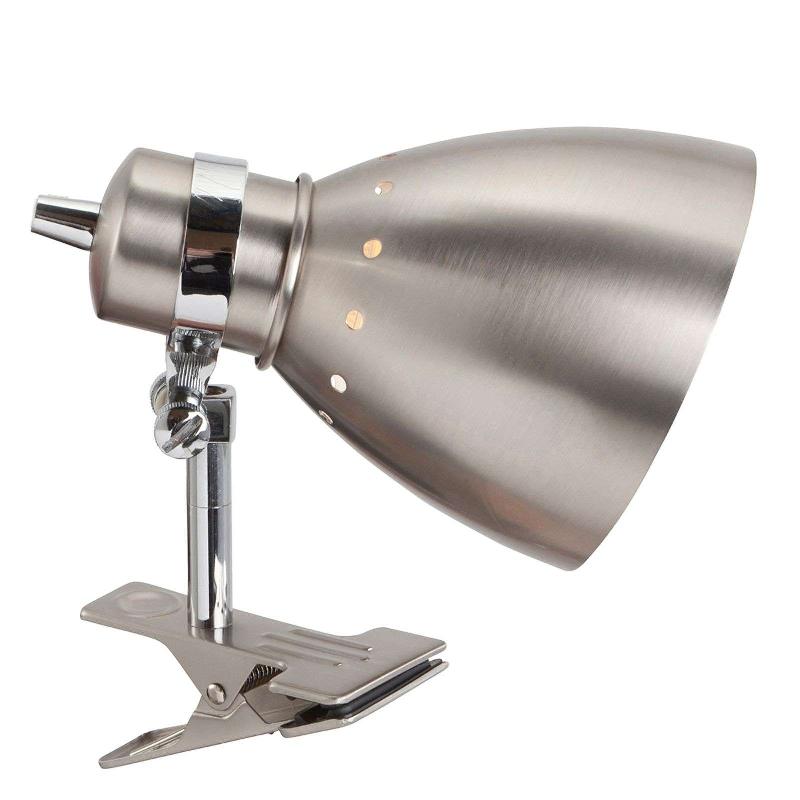 STEINHAUER LAMPE À PINCE SPRING, ACIER BROSSÉ