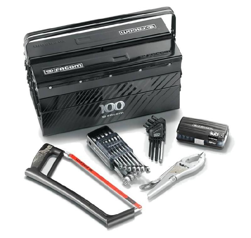 COMPOSITION EN BOÎTE À OUTILS MÉTALLIQUE FACOM - BT11ACM100Y