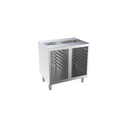 Distform Module Glissières Sans Plan de Travail Gastronorm GN 1/1 Profondeur 600mm Acier inoxydable 800x600x600x850mm - 641094243081_0