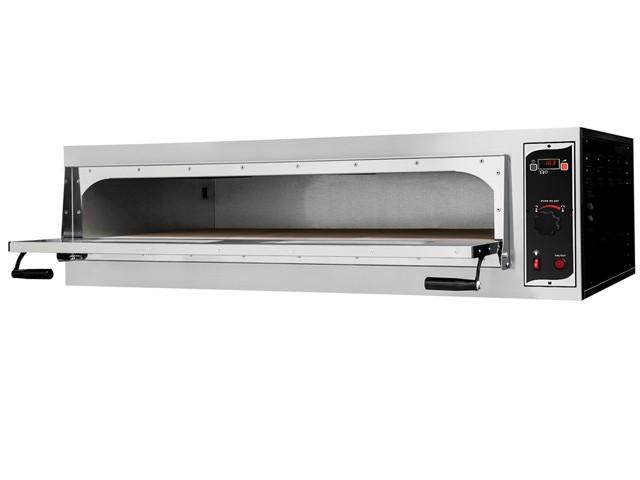 Four à pizza électrique Virtuoso6BTOP - Grande fenêtre vitrée - Version Large et tout refractaire - 6 pizzas Ø 35 ou EN6040  | P - Commandes électromécaniques_0