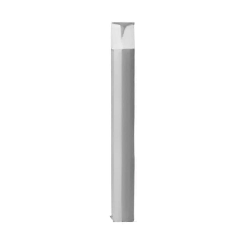 Gea Luce Borne D'Éclairage D'Extérieur Ges722 En Aluminium Gris Métallisé Avec Diffuseur En Polycarbonate, Raccord E27 Ip44 - Gealuce - gris GES722_0