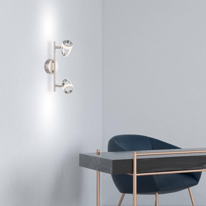 GLOBO SPOT POUR PLAFOND LED RODRIK, À DEUX LAMPES