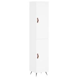Helloshop26 - Buffet bahut commode armoire meuble de rangement organisateur cuisine salle de séjour salon haut 34,5 x 34 x 180 cm 02_0032411 - 300021_0