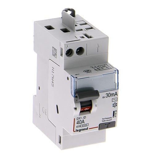 LEGRAND INTERRUPTEUR DIFFÉRENTIEL DX3 40A 30MA TYPE AC AUTO 230V - 411632