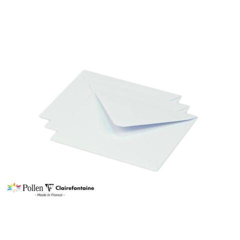 LOT DE 2 - PAQUET DE 20 ENVELOPPES POLLEN 125X138MM 120G/M² - BLEU
