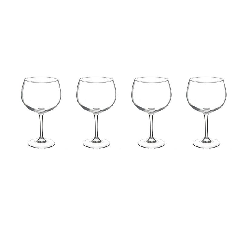 Lot de 4 verres à pied gin 70cl transparent - Design moderne - Paris Prix_0