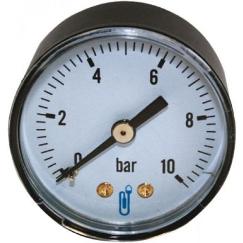 MANOMÈTRE AXIAL À BOÎTIER SEC EN ABS - DIAMÈTRE 40 MM - FILETAGE 5X10 4 BAR DISTRILABO