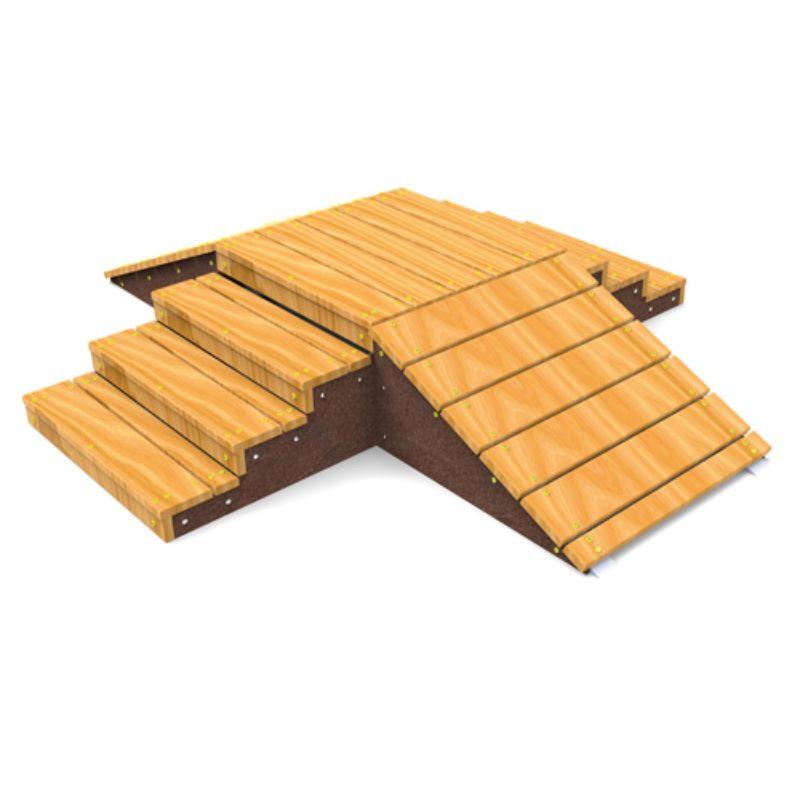 Module sportif VTT Escaliers - rampes et escaliers pour cyclistes de tous âges_0