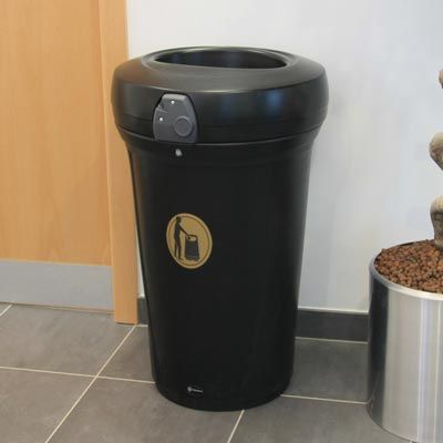 Pacifique - Poubelle publique Glasdon - 130 litres - Design contemporain, robuste et résistant_0