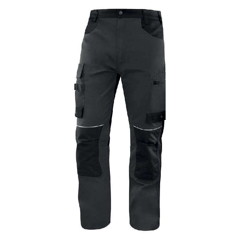 PANTALON DE TRAVAIL M5PA3 DELTA PLUS NOIR ET GRIS TAILLE M