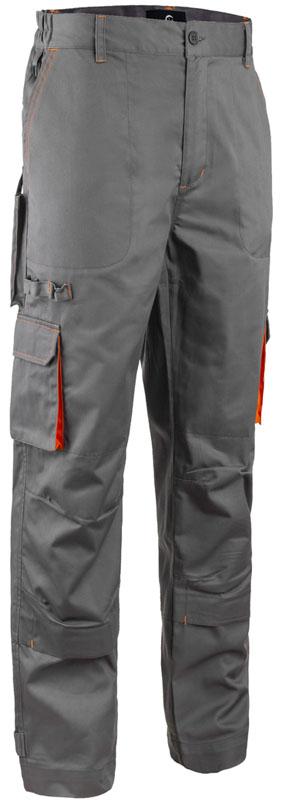 PANTALON PADDOCK II COTON POLYESTER GRIS/ORANGE TS - COVERGUARD - 5PAP15000S