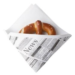 Papstar 50 Serviettes Cocktail, aspect textile, airlaid pliage ¼ 32,5 cm x 30,5 cm blanc 