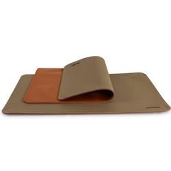 Pavelinni Basic Line | Set de Table Double Face en Éco-Cuir | Réversible | 30x45cm | Abruzzo/Cayenne (L05/L07) - orange plastique 5400840001857_0