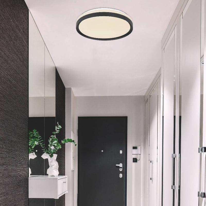 GLOBO PLAFONNIER LED SONNY, NOIR, CCT, Ø 39 CM