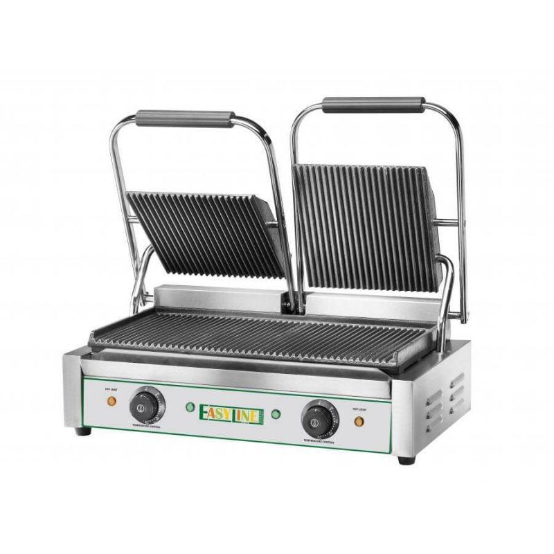Plaque de cuisson en fonte 475x230mm double rainurée Easyline_0