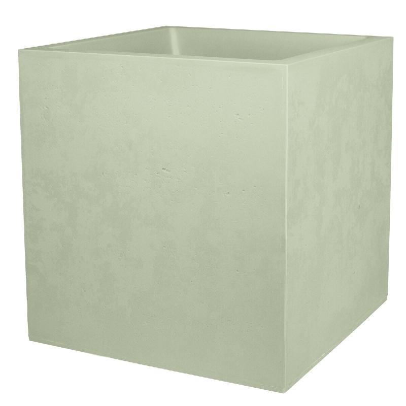 Poetic Pot carre 50cm basalt vert amande 57 l - vert plastique polypropylène 013767 V.AM SX1_0