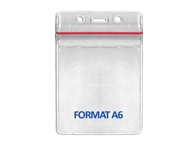 Porte-badge hermétique - Format CB pour 1 carte 86 x 54 mm et Format A6_0
