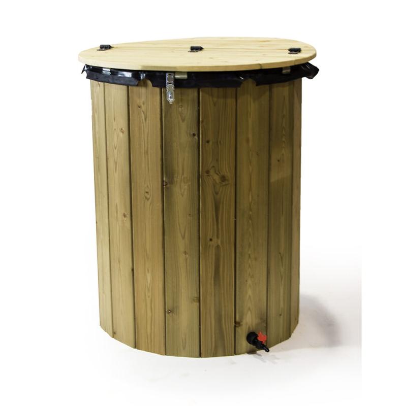 Récupérateur d'eau de pluie cylindrique - 500 L, 650 L_0