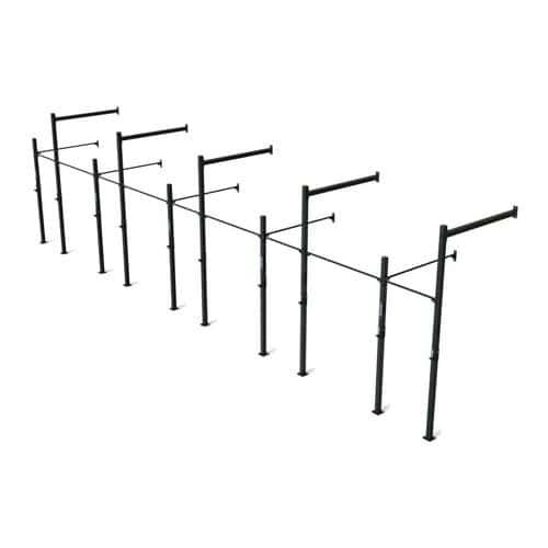 RACK AXIMUS HAUTEUR 3,6M PROFONDEUR 1,88M LONGUEUR 1,2M NOIR FIT AND RACK