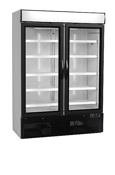 Réfrigérateur vitré 2 portes 1149 litres cadre de porte aluminium noir - NC5000G_0