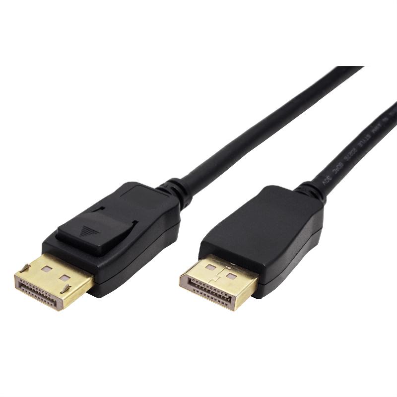 ROLINE GREEN Câble DisplayPort v2.0, 10K@60Hz, 54Gbit/s, UHBR13.5, DP M-M, noir, 1 m_0