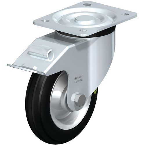ROUE À BANDAGE CAOUTCHOUC SOUPLE L-VW 162R-FI - BLICKLE