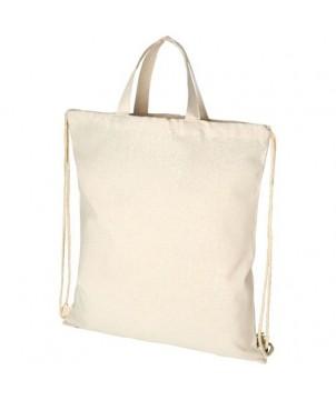 SAC À DOS RECYCLÉ 210 G/M² PHEEBS AVEC CORDON DE SERRAGE 6L - NATUREL - SACS À DOS PUBLICITAIRES PERSONNALISÉS