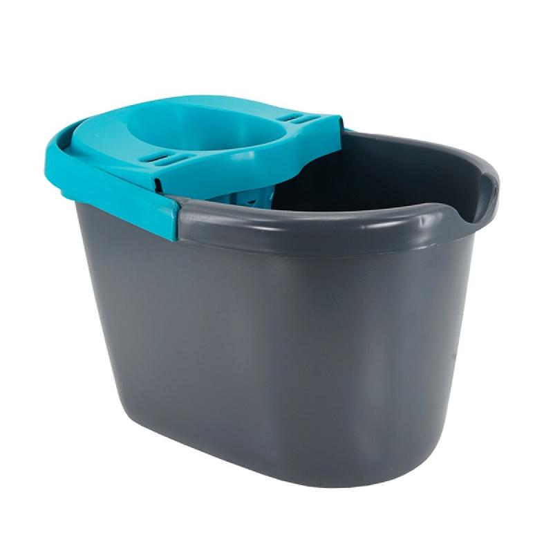SP BERNER - Seau ovale avec essoreuse, 16 L - bleu plastique SB187_0