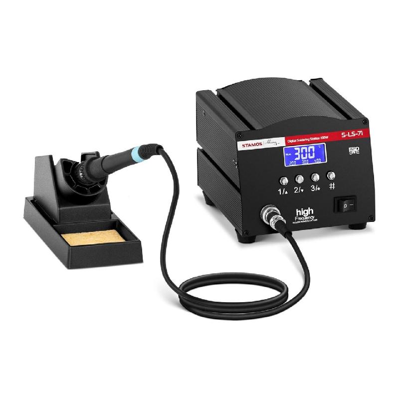 Station de soudage numérique - 150 W - Écran LCD - Avec fer à souder et support - 14_0003530_0