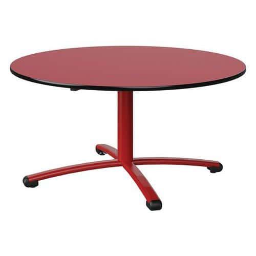 TABLE MALIBU Ø 120 T3 PC STRA ROUGE U321/NOIR ROUGE 3020