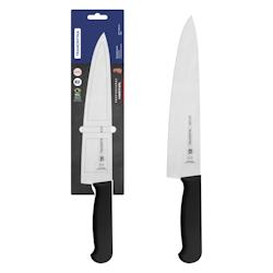 Tramontina - Couteau du chef professionnel 26 cm - Acier inox chrome-molybdène, manche polypropylène antibactérien - Noir - Réf. 24620100_0