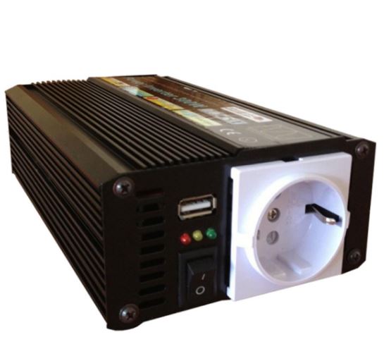 Transformateur / convertisseur de tension pur sinus 300W - 12V DC en 230V AC - Compact et silencieux_0